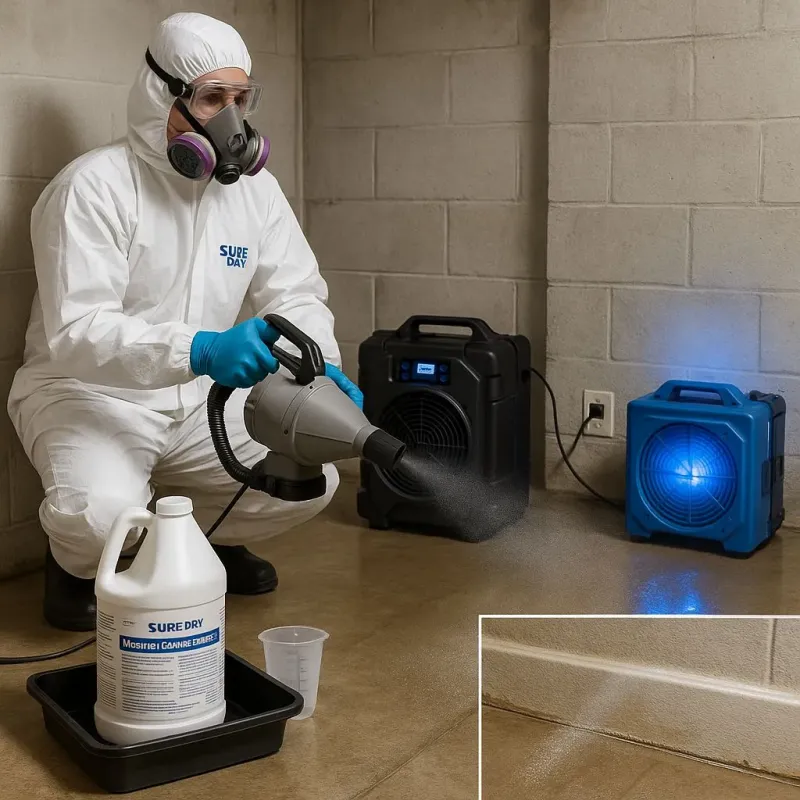 Sanitization and Odor Removal process in Ivyland, PA