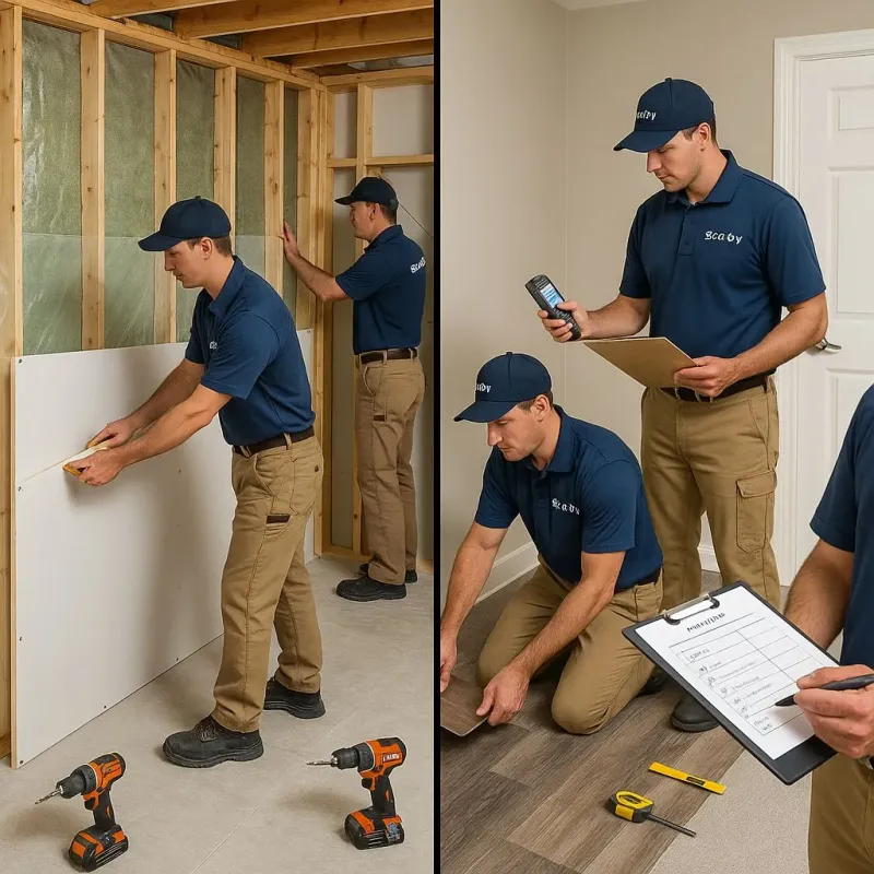 Repairs and Reconstruction process in Ivyland, PA